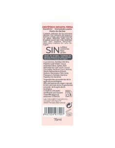 Pasta de dientes niños sin flúor Fresa NaturaBIO Cosmetics 2