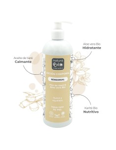 Loción corporal Sensorial flor tiaré & aloe vera Bio NaturaBIO Cosmetics 2