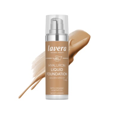 Maquillaje fluido Hyaluron 07 Golden sand lavera