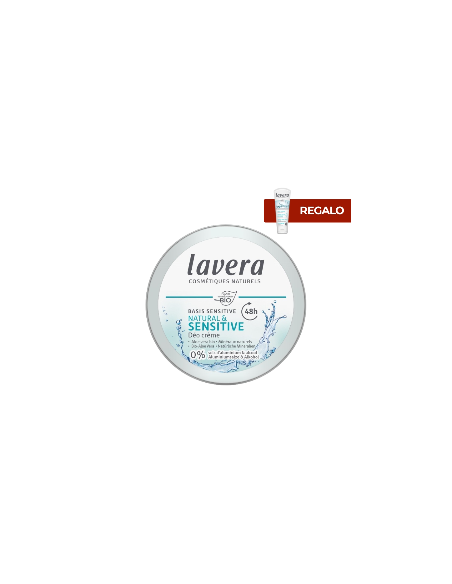 Desodorant natural en crema 48 h Basis Sensitiv lavera