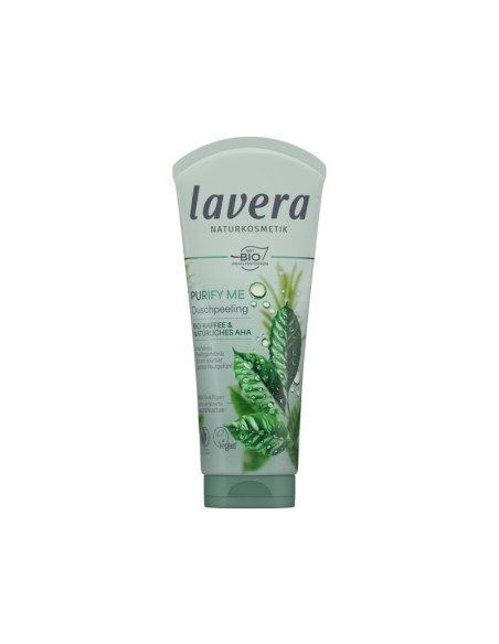 Exfoliante corporal Purify me café Bio & aha natural lavera