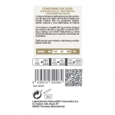 Contorn d’ulls reafirmant fonoll 30...