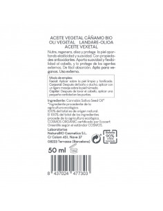 Aceite vegetal cáñamo Bio NaturaBIO Cosmetics 2