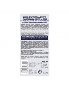 Champú natural cabello Blanco y Gris NaturaBIO Cosmetics 2