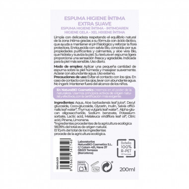 Espuma higiene íntima extra suave...