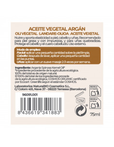 Aceite vegetal Argán BIO NaturaBIO Cosmetics 2