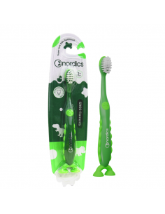 Cepillo dental niños 6.900 dinosaurio verde Nordics