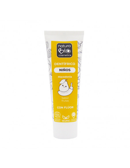 Pasta de dents infantil amb fluor macedònia 75 ml NaturaBIO Cosmetics
