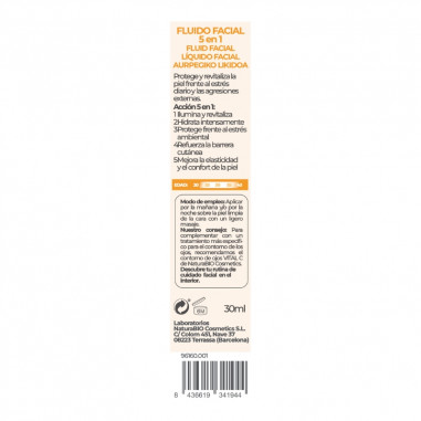 Fluid facial 5 en 1 Vital C,...