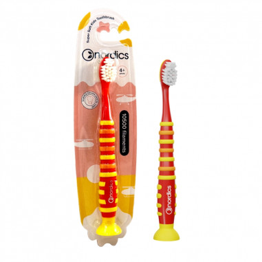 Cepillo dental niños 10.500 cohete rojo Nordics