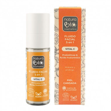 Fluido facial 5 en 1 vital C...