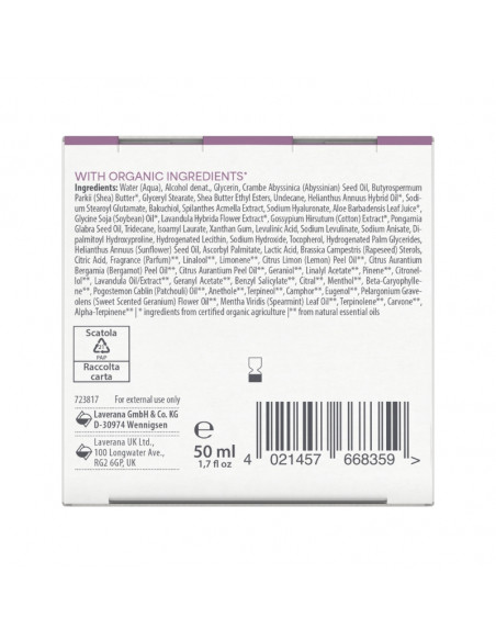Crema de dia reafirmant lavera